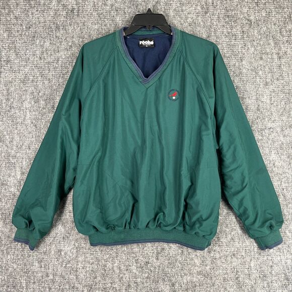 Roche‎ Windbreaker Mens Extra Large Green Cardinal Shehan Golf Classic USA made - Picture 1 of 10
